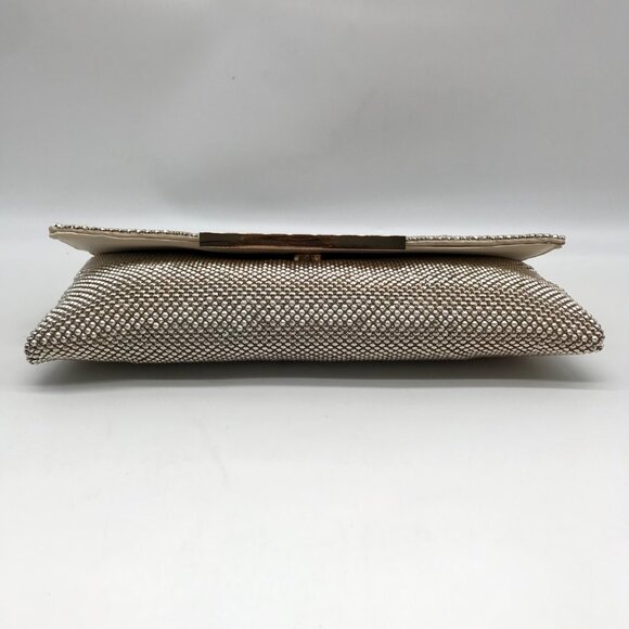 I.N.C. International Concepts Gold Mesh Hether Convertible Clutch - Picture 5 of 11